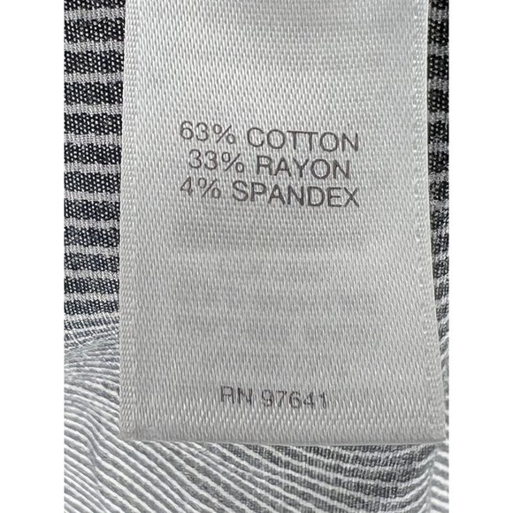 J Jill essential slim ankle size 18 pull up stretch, stripes grey white - Picture 10 of 13